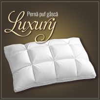 Set 2 Perne casetate Puf de Gasca 100% naturala Luxury 50 x 70 cm