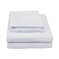 Cearsaf de pilota Bumbac 100% Percale 140x200 cm Alb