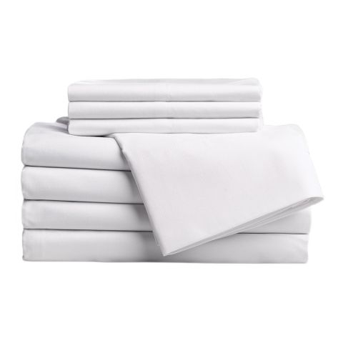 Cearsaf de pat Percale LUX 100% Bumbac 240x260 cm Alb Opera